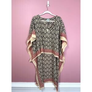 Jaded Gypsy On The Go Hi-Low Tunic Black Combo One Size